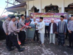 Polres Aceh Tengah Lakukan Kurve Di Masjid