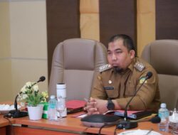 Pj Bupati Aceh Besar Ikuti Rakor Pengendalian Inflasi Secara Zoom Meeting