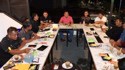 Ngopi Bareng, Kapolres Simeulue Ajak Wartawan Berperan Jaga Kamtibmas