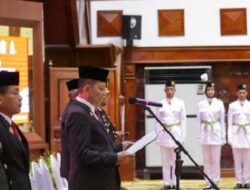 Pj Gubernur Achmad Marzuki Kukuhkan Paskibra Aceh 2023