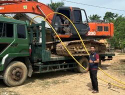 Polda Aceh Amankan Dua Unit Ekskavator di Aceh Timur