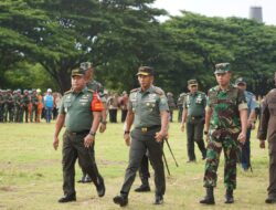 Jelang Kunker Wapres, Pangdam IM Cek Kesiapan Pasukan Pengamanan VVIP