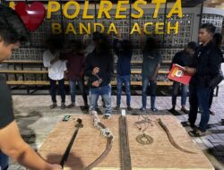 Aniaya Anak Dibawah Umur, Polresta Banda Aceh Ringkus Ketua Gangster IKAO