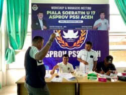 Delapan Tim Dipastikan Ramaikan Piala Soeratin U-17 PSSI Aceh