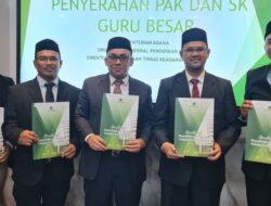 UIN Ar-Raniry Bertambah Lima Guru Besar