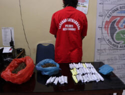 Polres Aceh Barat Amankan Seorang Pemilik Narkoba Jenis Ganja