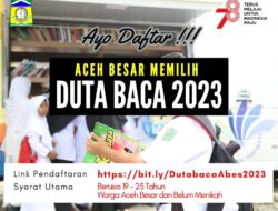 Aceh Besar Buka Seleksi Duta Baca Tahun 2023, Pendaftaran Gratis