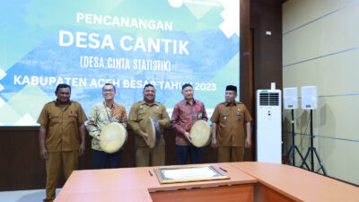 Bukit Meusara Dicanangkan Jadi Desa Cinta Statistik di Aceh Besar