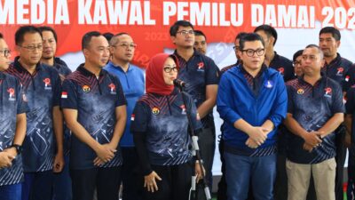 Polri, Dewan Pers, dan Pimpinan Media Deklarasi Pemilu Damai 2024