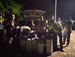 Gelar Razia di Leupung, Polres Aceh Besar Amankan 150 Kg Ganja dan Mobil