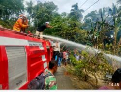 Kebakaran di Aceh Singkil, Satu unit Rumah Warga Rata dengan Tanah