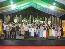 Pasar Kuliner PKA-8 Jamu Makan Malam dan Santuni 50 Anak Yatim