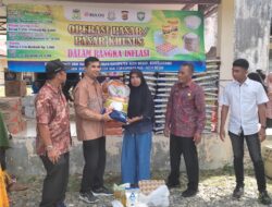 Masyarakat Lhoong Dilayani Operasi Pasar Khusus