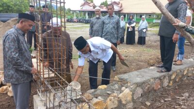 Komite dan Wali Murid Bangun Gedung RKB MTsN 3 Lhoknga