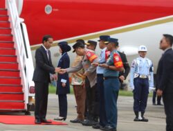 Pangdam IM Sambut Kedatangan Presiden RI di Bandara SIM