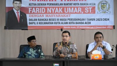 Warga Gampong Mulia Sampaikan Keluhan Pelayanan Air Bersih Kepada Ketua DPRK