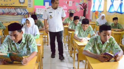 Pj Bupati Iswanto Pantau Pelaksanaan Inbup Beut Siat di SD dan SMP