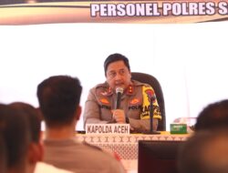 Kapolda Aceh Ingatkan Anggotanya Bijak Dalam Bermedsos