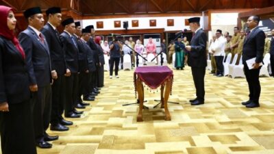Penjabat Gubernur Aceh Lantik Sembilan Pejabat Eselon II
