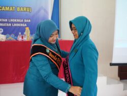 Pj Ketua TP PKK Aceh Besar Lantik Ketua TP PKK dan Bunda PAUD Lhoknga
