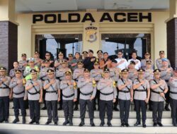 Kapolda Aceh Irup Sertijab Karo Rena dan Lima Kapolres Jajaran Polda Aceh