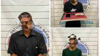 Miliki Narkoba, Tiga Warga Tapaktuan Diamankan Polres Aceh Selatan