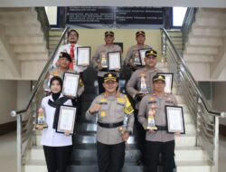 Subsatker dan Polsek Terbaik Terima Penghargaan dari Kapolresta Banda Aceh