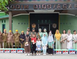Kunker Pangdam IM dan Ketua Persit KCK Daerah IM ke Kodim 0108/Aceh Tenggara