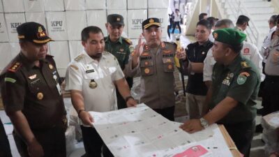 Pj Bupati Aceh Besar dan Forkopimda Kembali Tinjau Kesiapan Logistik Pemilu