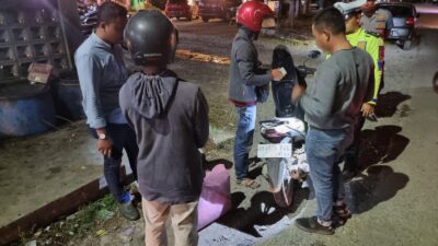 Cipta Kondisi Menjelang Pemilu 2024, Polres Aceh Besar Gelar Razia Gabungan