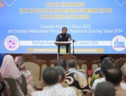 Pj Bupati Iswanto: Angka Stunting di Aceh Besar Menurun Drastis