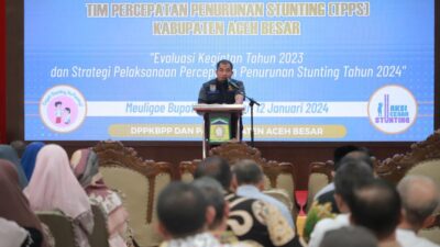 Pj Bupati Iswanto: Angka Stunting di Aceh Besar Menurun Drastis
