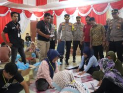 Kapolres Aceh Selatan Pantau Penyortiran dan Pelipatan Surat Suara Pemilu 2024