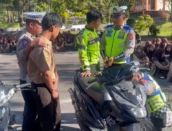 Satlantas Polres Bener Meriah Tertibkan Ranmor Knalpot Brong