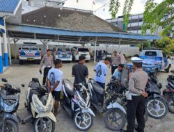Satlantas Polres Pidie Amankan 35 Kendaraan Berknalpot Brong
