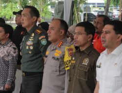 Dandim 0101/KBA Hadiri Simulasi Pemungutan dan Penghitungan suara Pemilu 2024