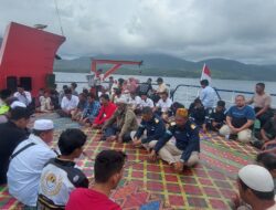 Mengenang Karam KMP Gurita, Penumpang KMP BRR Gelar Zikir dan Doa Bersama