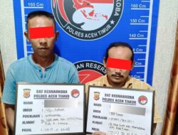 Polsek Indra Makmu Amankan Dua Warga Kedapatan Simpan Narkotika Jenis Sabu