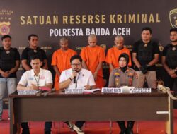 Polresta Banda Aceh Tetapkan Enam Tersangka Tindak Pidana Kekerasan Berat