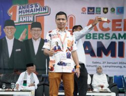 Kampanye Akbar Anies di Banda Aceh Sukses, Ketua Panitia Sampaikan Apresiasi