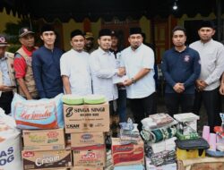 Pj Bupati Aceh Besar Serahkan Bantuan Masa Panik Kepada Dayah Babul Maghfirah
