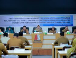 Pemkab Nagan Raya Gelar Rakor dan Evaluasi Penurunan Stunting