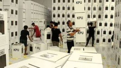 Produksi dan ​Distribusi Logistik Pemilu Tahap Pertama Tuntas