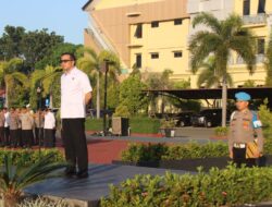Pimpin Apel Pagi, Kabidkum Polda Aceh Pamit Pada Personel Polda Aceh