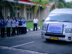 Pj Bupati Nagan Raya Launching Operasional Bus Perintis Trayek Blang Puuk-Ujong Fatihah