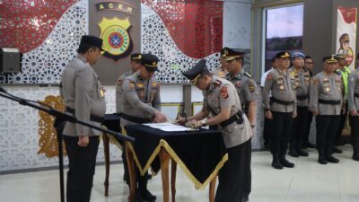 Kapolda Aceh Pimpin Sertijab Irwasda dan Dua Pejabat Utama