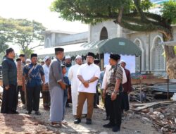 Pj Bupati Aceh Besar Letakkan Batu Pertama Pembangunan Tempat Wudhu Masjid Al Faizin