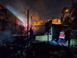 Kebakaran Hanguskan Rumah Semi Permanen di Gampong Bandar Baru