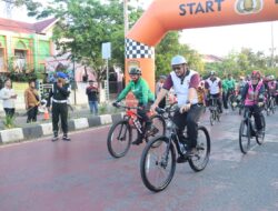 Sinergisitas TNI-Polri, Kapolda Aceh dan Pangdam IM Gowes Bersama