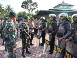 Polres Bireuen Bersinergi dengan TNI Siap Mengamankan Pemilu 2024